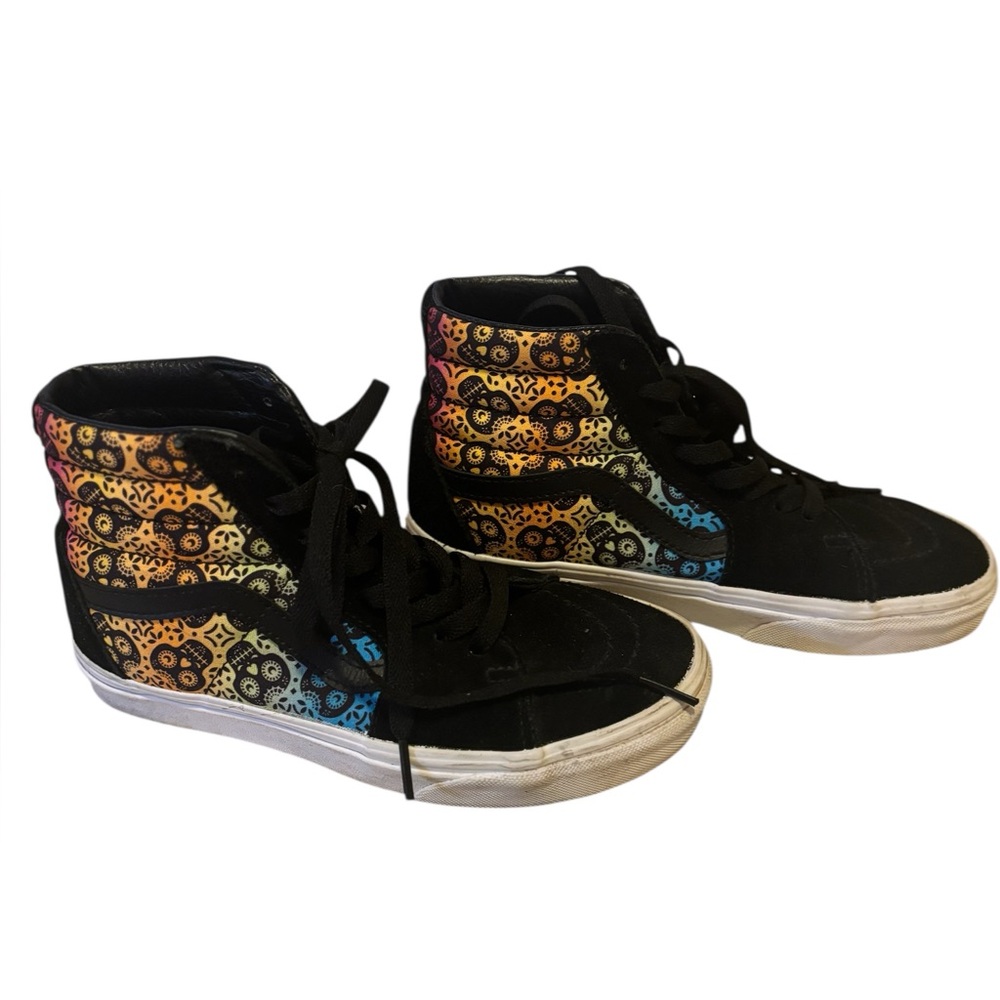 Vans Sk8-Hi Dia De Los Muertos High tops Size 6 Gently used
